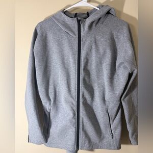 Athleta Gray Full-Zip Jacket